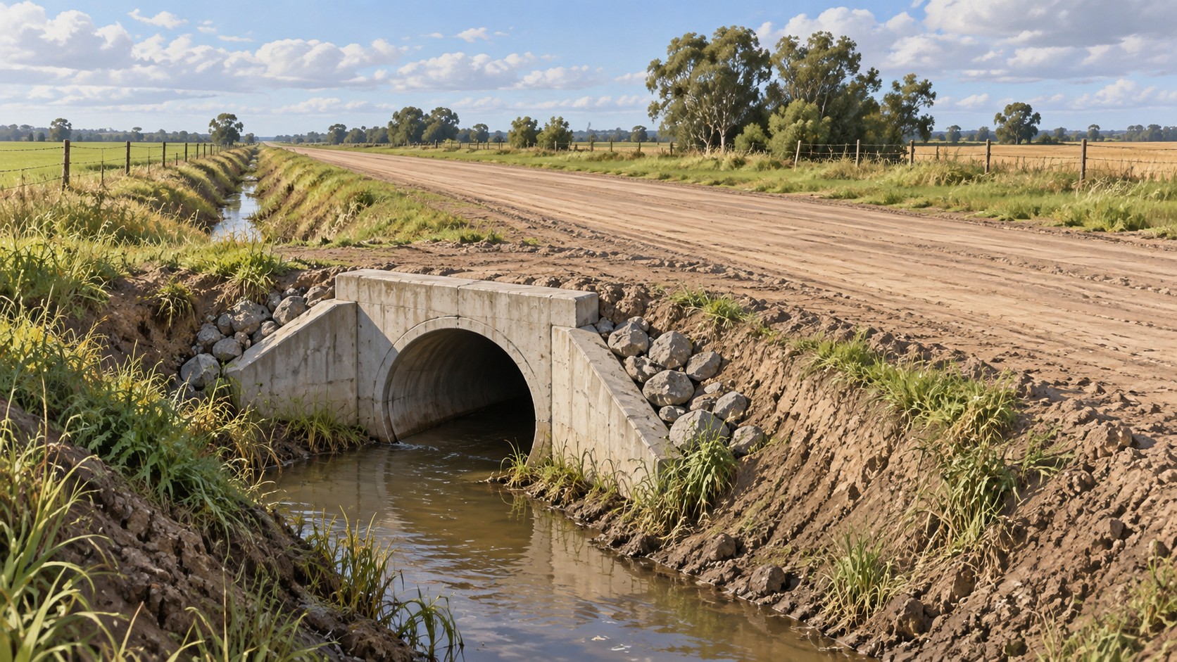 Lima: realizaron trabajos de drenaje y mantenimiento en caminos rurales